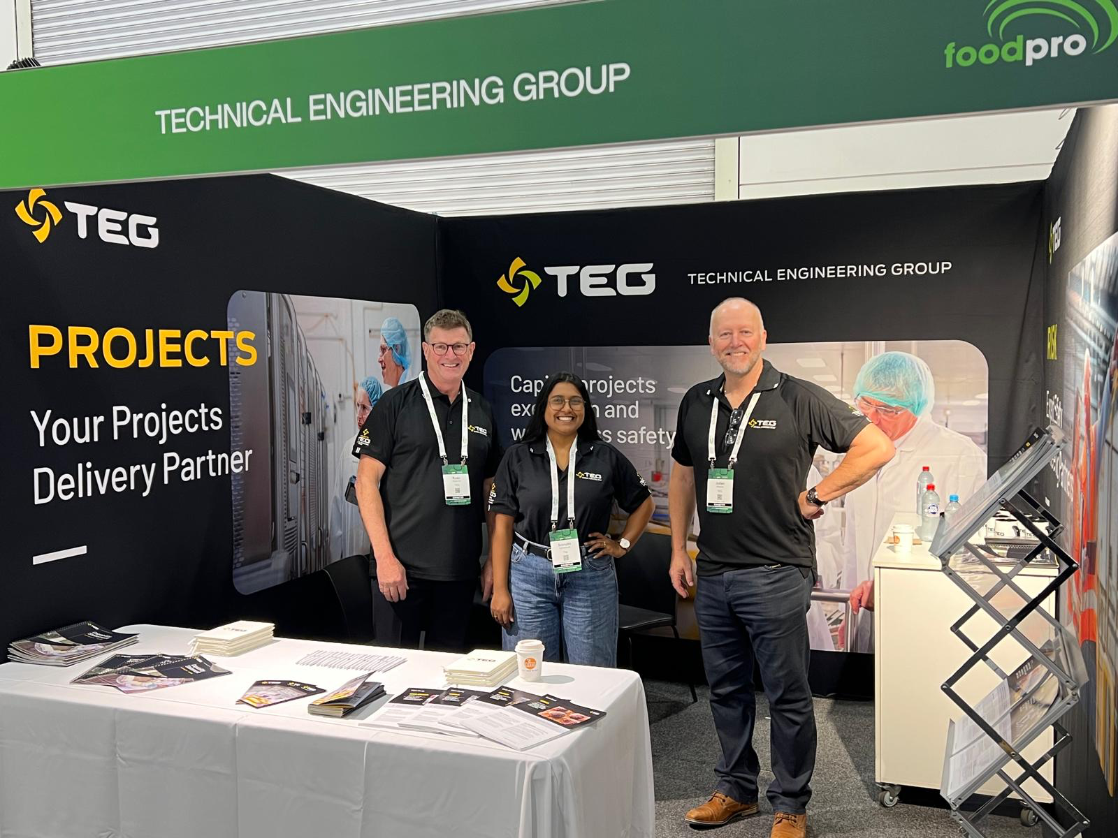 TEG Projects at foodpro 2026, Melbourne with TEG Risk safety engineering partners
